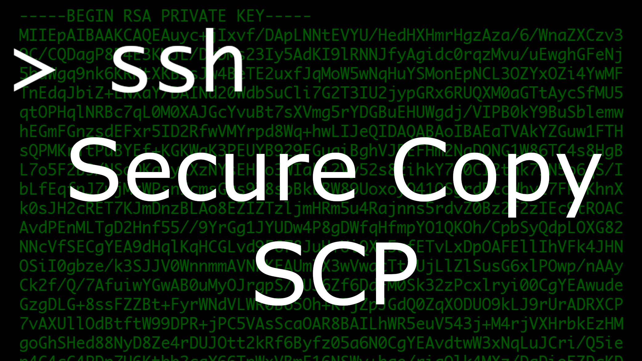 SSH Secure copy